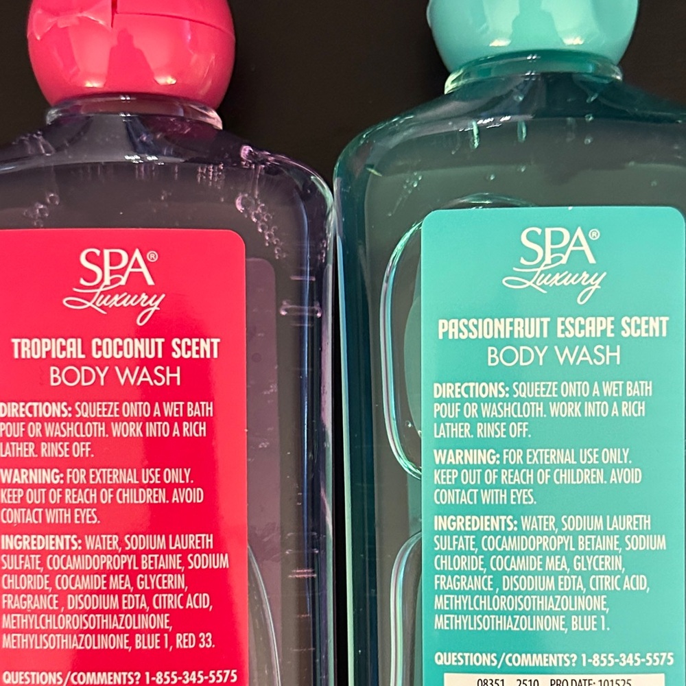 Spa Luxury Gift Set of 8 body scrub & body wash Mothers Day Gift Ideas - Picture 5 of 5